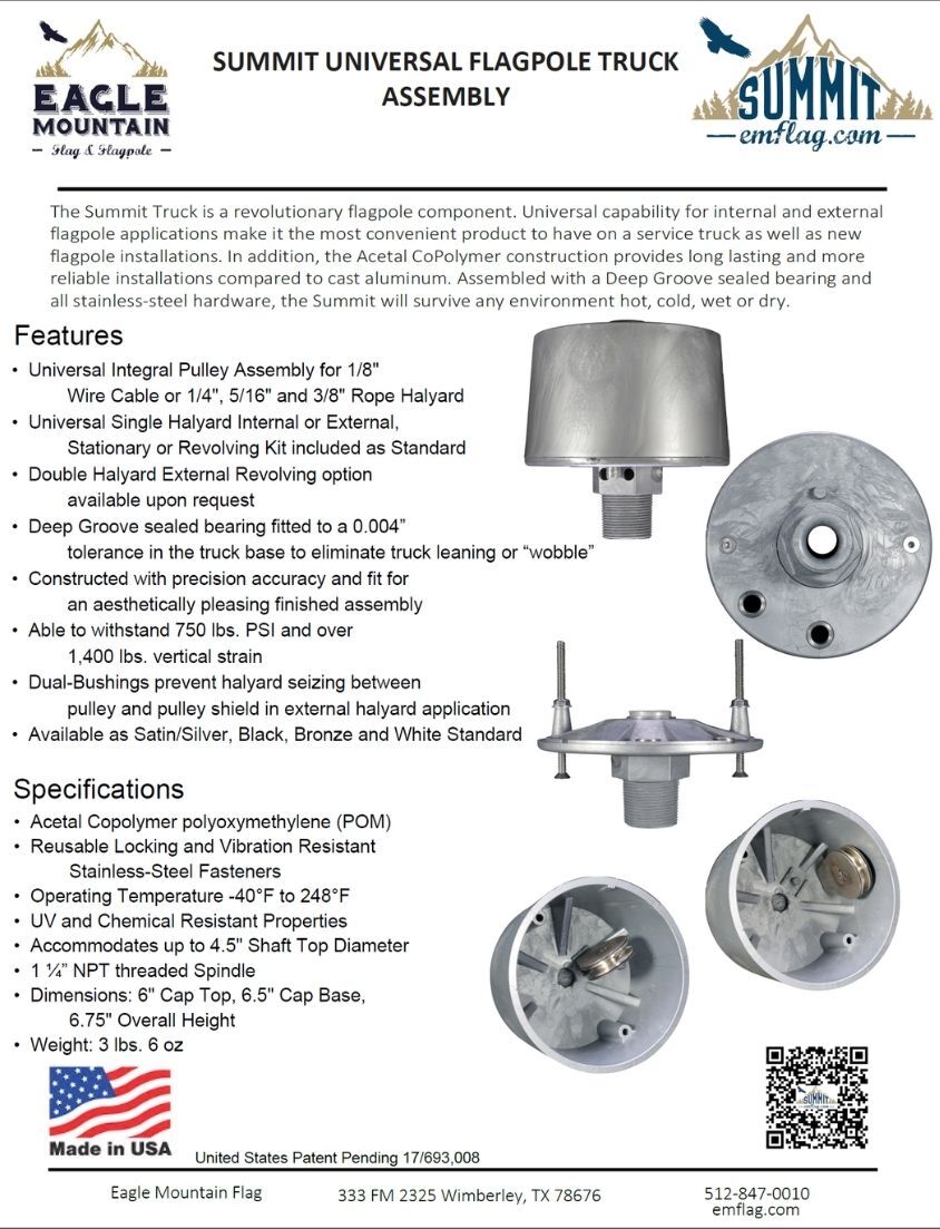 summit spec sheet